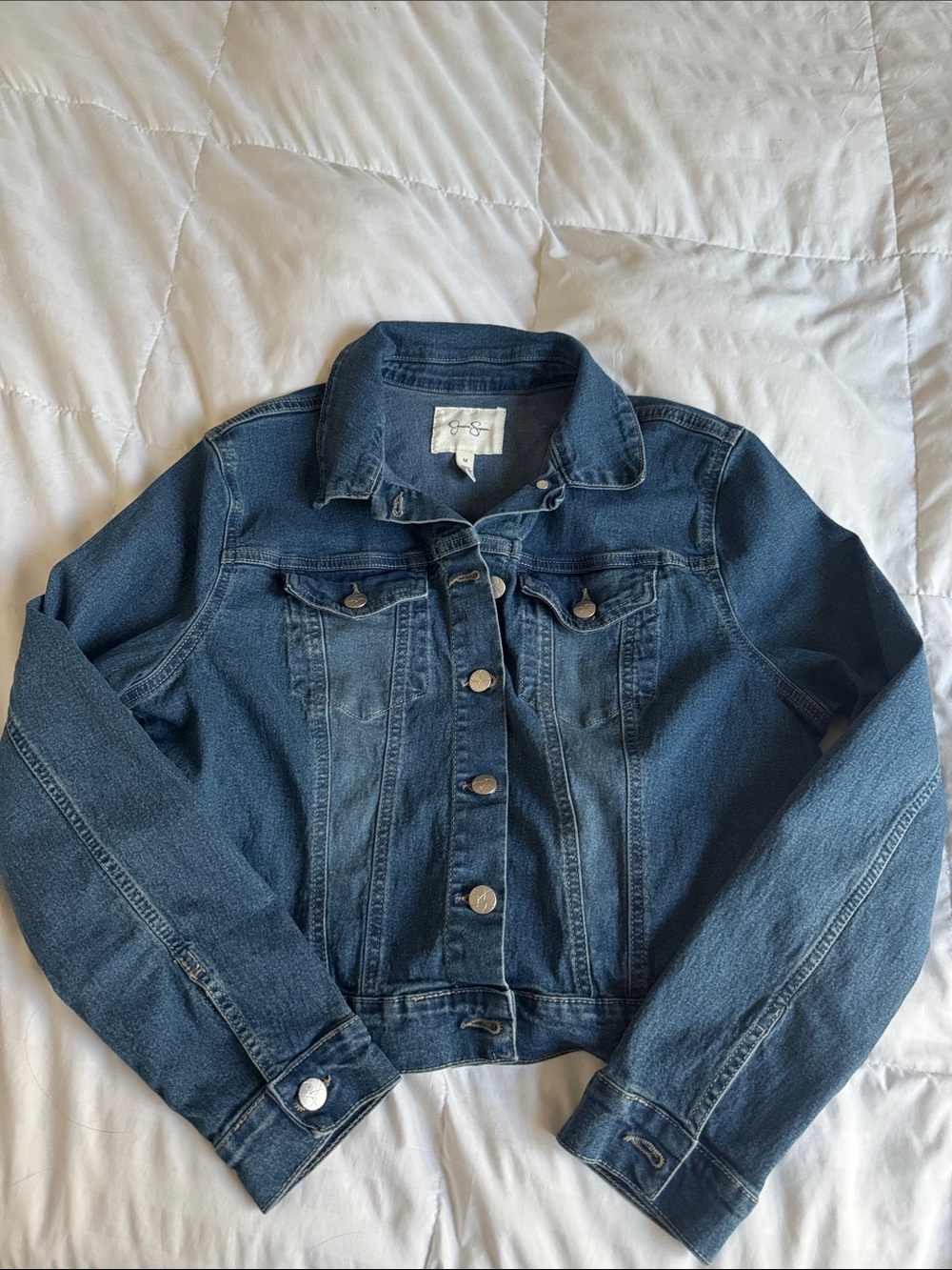 Jessica Simpson Blue Denim Trucker Jacket